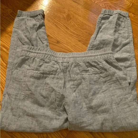 Athleta Linen Retreat Jogger in Chambray - 100% Linen, Size 4 Petite - Picture 6 of 9